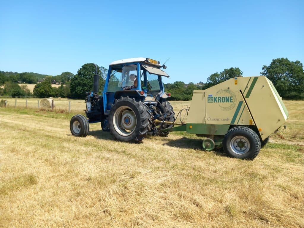 Hay done and all in